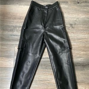 WILFRED FREE VEGAN LEATHER JOGGERS